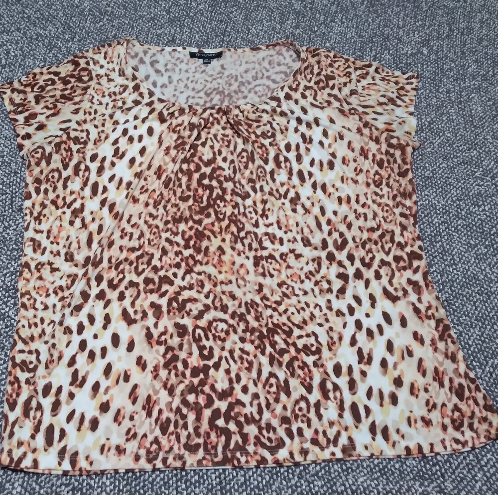 Grayson leopard print top